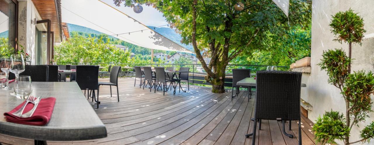 Hotel-Restaurant Le Sorgia Bellegarde-sur-Valserine Dış mekan fotoğraf